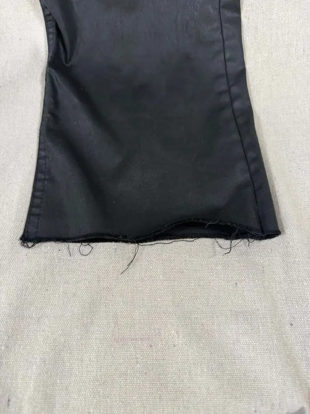 ZARA The Dreed Flare Black Coated Jeans - Picture 5 of 5
